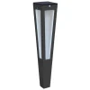 Les Jardins Tinka LED-solcellefakkel med sensor, 62 cm, grå| Solcellelamper Med Sensor|Utebelysning Med Sensor