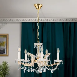 ORION TJURA lysekrone med 5 lys 60 cm| Lysekroner