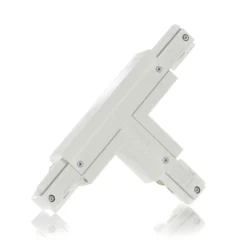 Eutrac T-kontakt installasjon jord innvendig høyre hvit| Skinnesystem