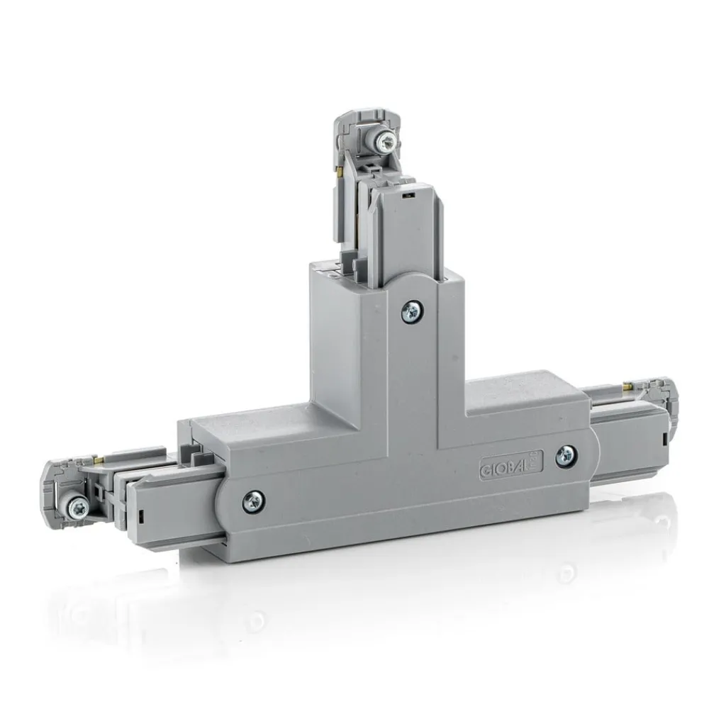 GLOBAL T-kontakt Noa leder innvendig venstre, grå| Skinnesystem