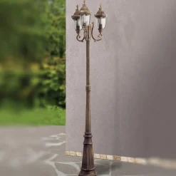 ORION Tradisjonell lyktestolpe 3 lyskilder Paula| Lyktestolper