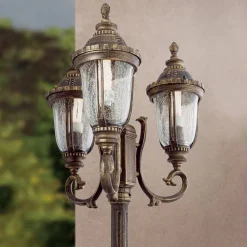 ORION Tradisjonell lyktestolpe 3 lyskilder Paula| Lyktestolper