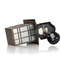 ORION Tradisjonell utendørs vegglampe Ilka som lykt Hot