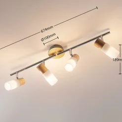Lindby Trespot Christoph, 4 lyskilder Discount