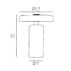 DESIGN BY US Trip LED oppladbar bordlampe, grå/rosa, marmor, glass, IP44| Dekorasjonsbelysning|Kommersiell Utebelysning