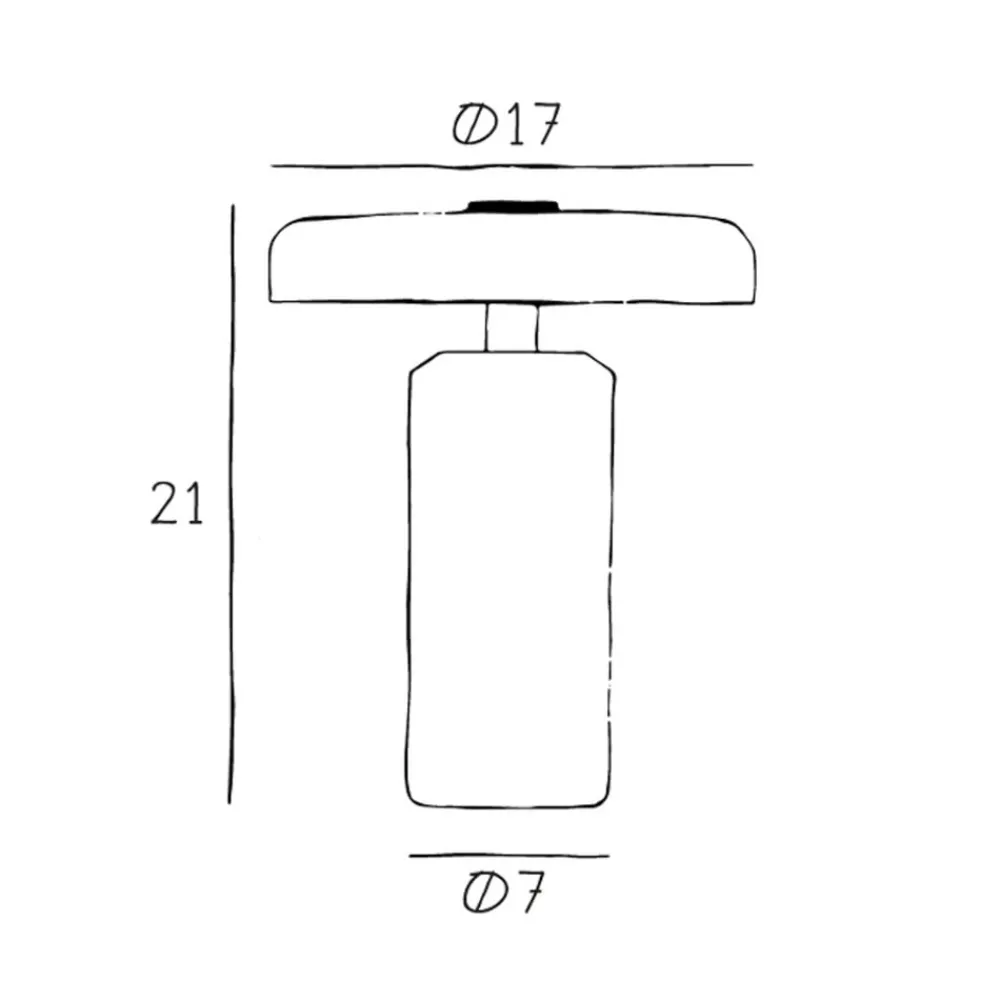 DESIGN BY US Trip LED oppladbar bordlampe, grå/rosa, marmor, glass, IP44| Dekorasjonsbelysning|Kommersiell Utebelysning