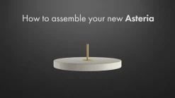 UMAGE Asteria mini-hengelampe messing perlemor| Pendellamper