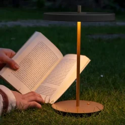 UMAGE LED oppladbar bordlampe Asteria Move antrasitt/messing 31 cm| Bordlamper