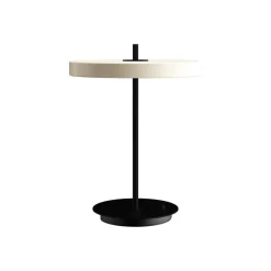 UMAGE LED-bordlampe Asteria Table, USB, perlehvit/svart| Kontorbelysning|Bordlamper