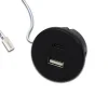 Hera USB-A stikkontakt + USB-C, svart møbelinstallasjon 24V inngang 20W| Tilbehør|Elektromateriell