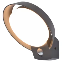 LUTEC Utend LED-vegglampe Polo, støpt aluminium m sensor