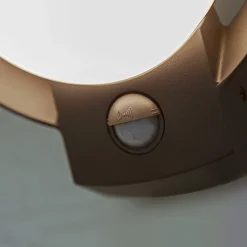 LUTEC Utend LED-vegglampe Polo, støpt aluminium m sensor