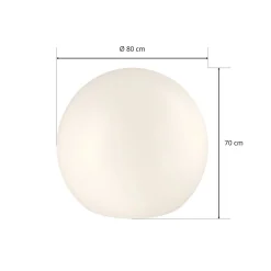 Nowodvorski Lighting Utendørs dekorasjonslampe Cumulus XL, kule, Ø 80 cm Online