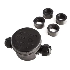 Deko-Light Utendørs dobbeldistributør rund, kabel 5-12 mm Discount