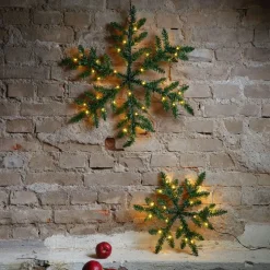 STAR TRADING Utendørs LED-dekor Snowflake, batteridrevet| Julebelysning