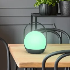 LUTEC connect Utendørs LED-lampe Cardi m RGB, CCT og bærehåndtak| Smarthus Utebelysning