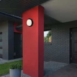 Briloner Utendørs LED-vegglampe 3765015, sensor, svart New