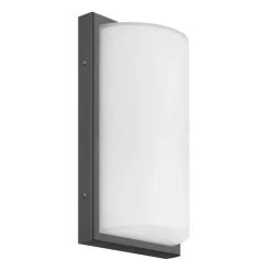 LCD Utendørs LED-vegglampe 039 sensor, grafitt| Vegglamper Med Sensor|Utebelysning Med Sensor