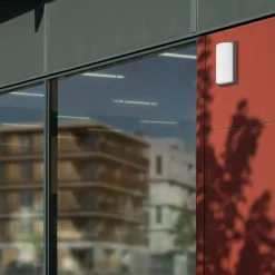 LCD Utendørs LED-vegglampe 039 sensor, grafitt| Vegglamper Med Sensor|Utebelysning Med Sensor