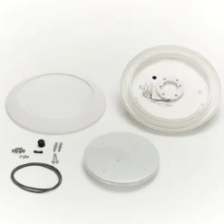 Fumagalli Utendørs LED-vegglampe Berta Ø27,5 cm hvit 11W CCT| Kommersiell Utebelysning|Vegglamper Utendørs