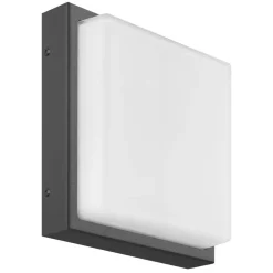 LCD Utendørs LED-vegglampe Ernest, grafitt, 25 x 25 cm Sale