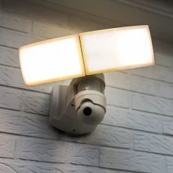 LUTEC connect Utendørs LED-vegglampe Libra kamera sensor| Vegglamper Med Sensor|Smarthus Utebelysning