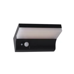 Searchlight Utendørs LED-vegglampe med solenergi 67417BK| Solcellelamper