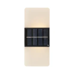 STAR TRADING Utendørs LED-vegglampe Wally, 14x6 cm hvit frostet CCT| Vegglamper Utendørs