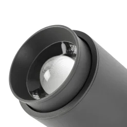 FARO BARCELONA Utendørs LED-veggspot Plom, mørkegrå| Utespotter