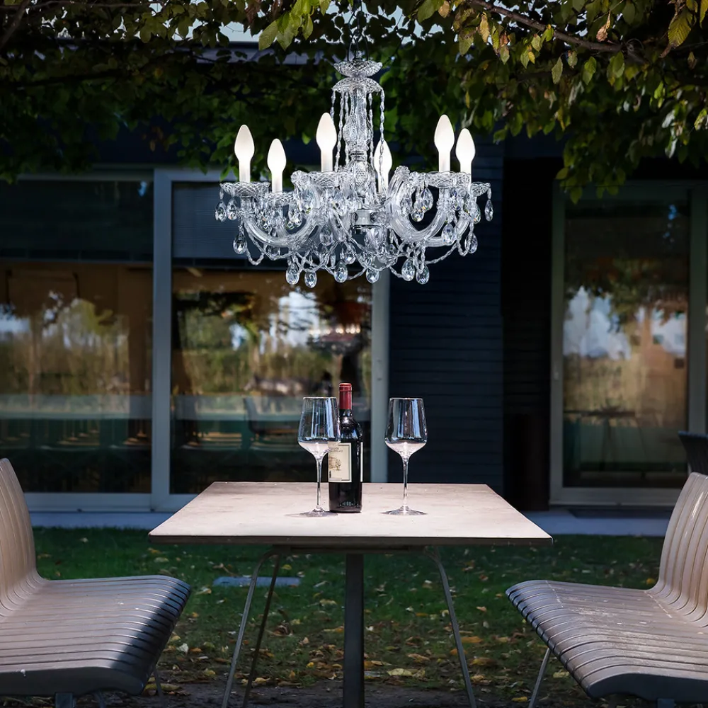 Masiero Utendørs lysekrone Drylight, styres med App. New