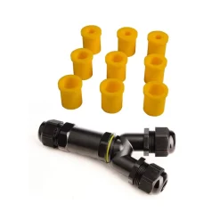 Deko-Light Utendørs multi-Y-kabelforb for 3 kabler, 4-14 mm| Elektromateriell|Tilbehør