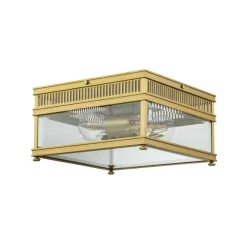 Elstead Utendørs taklampe Holborn, børstet messing Best