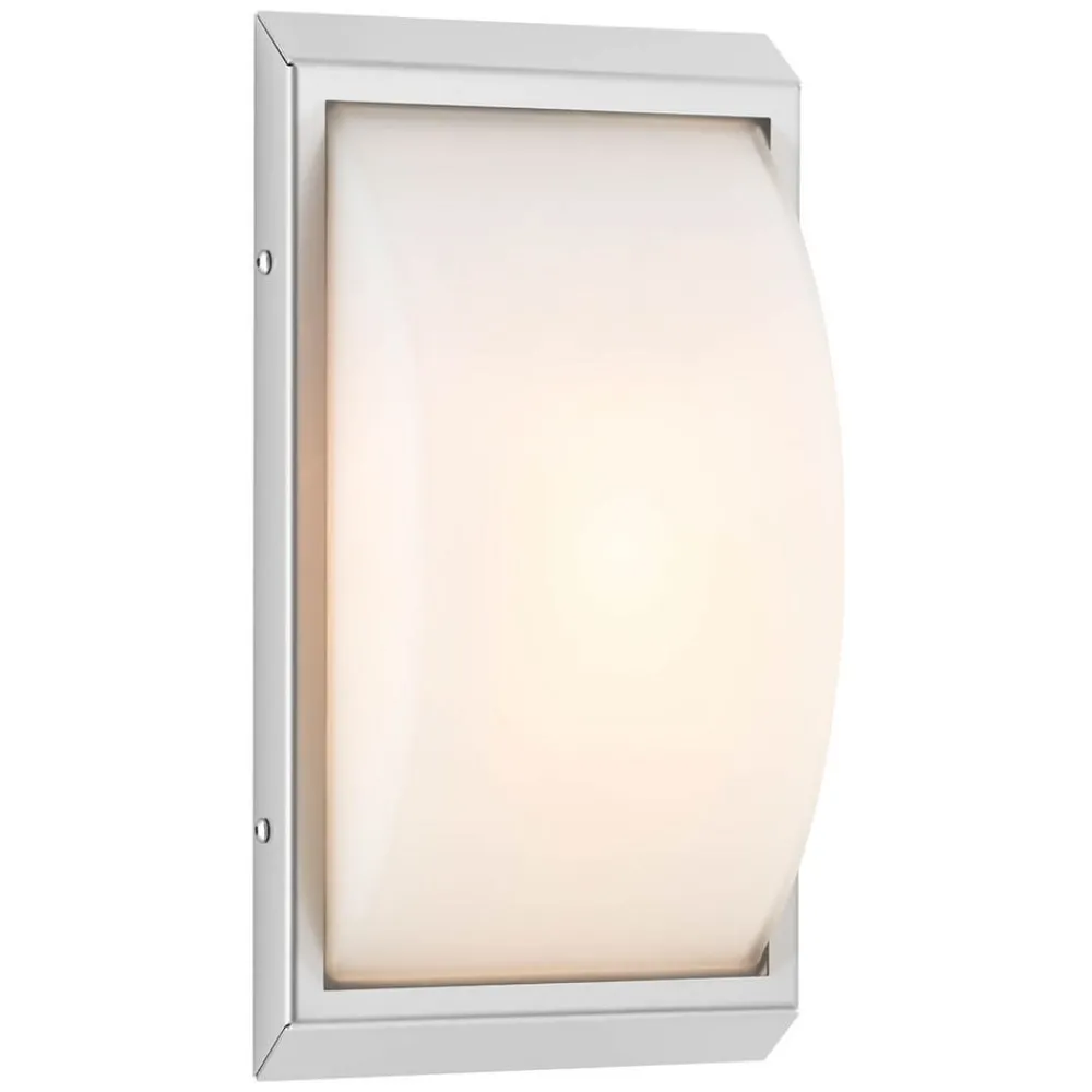 LCD Utendørs vegglampe 052, stål, glass, bevegelsessensor Clearance