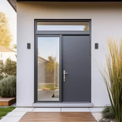 LCD Utendørs vegglampe 5160, svart, aluminium, glass, 2 x GU10| Terrassebelysning