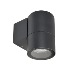 Deko-Light Utendørs vegglampe Achernar 1 lysk. down gråsvart