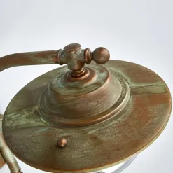 Moretti Luce Utendørs vegglampe Adessora, antikk messing| Vegglamper Utendørs