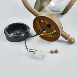 Moretti Luce Utendørs vegglampe Adessora, antikk messing| Vegglamper Utendørs