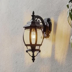 K.S. Verlichting Utendørs vegglampe Andrew lanterne hengende, svart| Vegglamper Utendørs