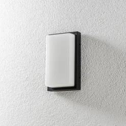 LCD Utendørs vegglampe Babett E27 m/sensor grafitt Best