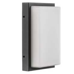 LCD Utendørs vegglampe Babett E27 m/sensor grafitt Best