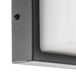 LCD Utendørs vegglampe Babett E27 m/sensor grafitt Best