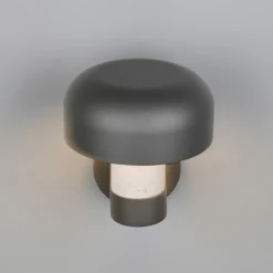 Trio Lighting Utendørs vegglampe Fraser Sensor grå/betonlook, aluminium IP54 E27| Vegglamper Med Sensor