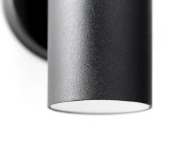 Brilliant Utendørs vegglampe Jandy opp/ned, svart, metall, glass, GU10 Outlet