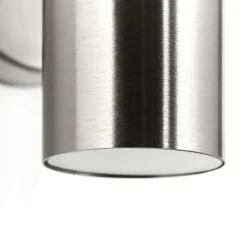 Brilliant Utendørs vegglampe Jandy opp/ned rustfritt stål, metall, GU10 Discount