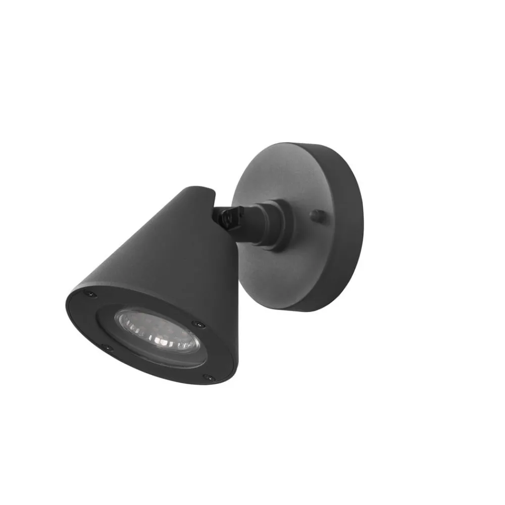 Trio Lighting Utendørs vegglampe Kaveri av aluminium, antrasitt| Vegglamper Utendørs