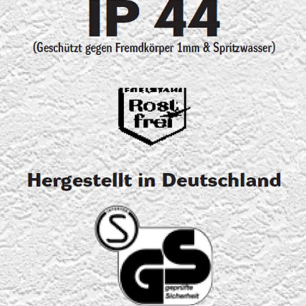 CMD Utendørs vegglampe Legendo, stål med sensor| Vegglamper Med Sensor