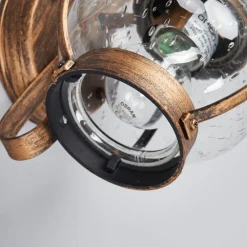 ORION Utendørs vegglampe Margerite med glasskule| Vegglamper Utendørs