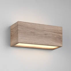 Trio Lighting Utendørs vegglampe Mayenne, trefarget, up- & downlight, kantet Outlet