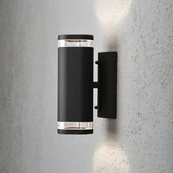 Konstsmide Utendørs vegglampe Modena 2 lyskilder svart Online