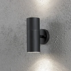 Konstsmide Utendørs vegglampe New Modena 2 lyskilder svart Best